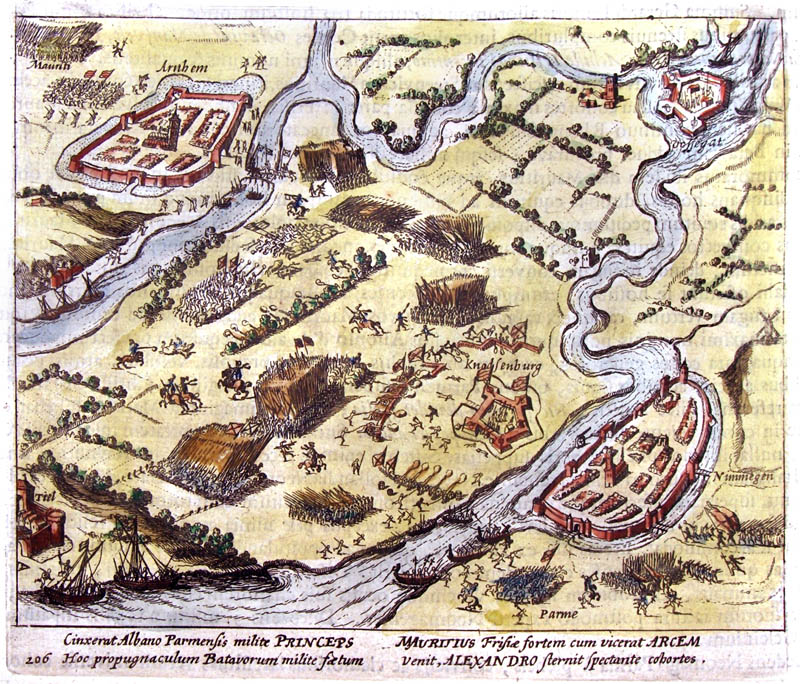 Veldslag Arnhem-Nijmegen 1622 Baudartius